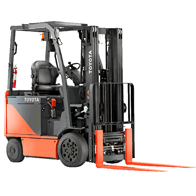 6000 lb Forklift 240in cushion electric