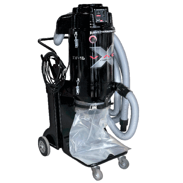 HEPA vacuum for concrete dust PHX XV-16