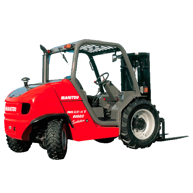 5500 lb Forklift truck 158in pneumatic 4WD diesel