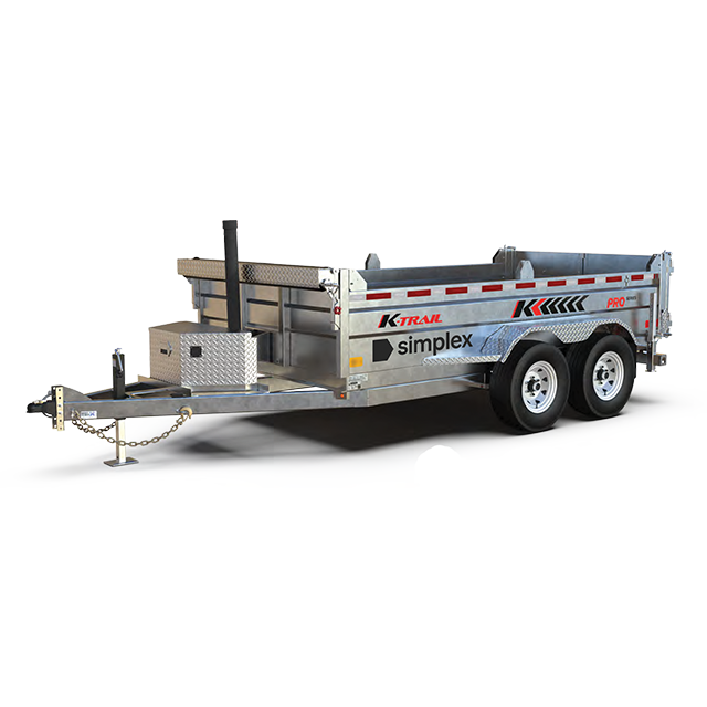 Dump trailer 6 x 10 ft 7000 lb