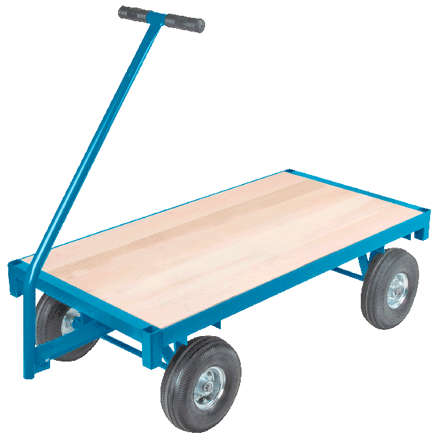 Pneumatic wagon cart 30 in x 60 in 1000 lb