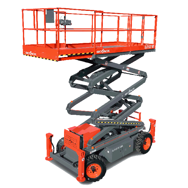 Rental of a 27ft diesel lifting platform | Simplex