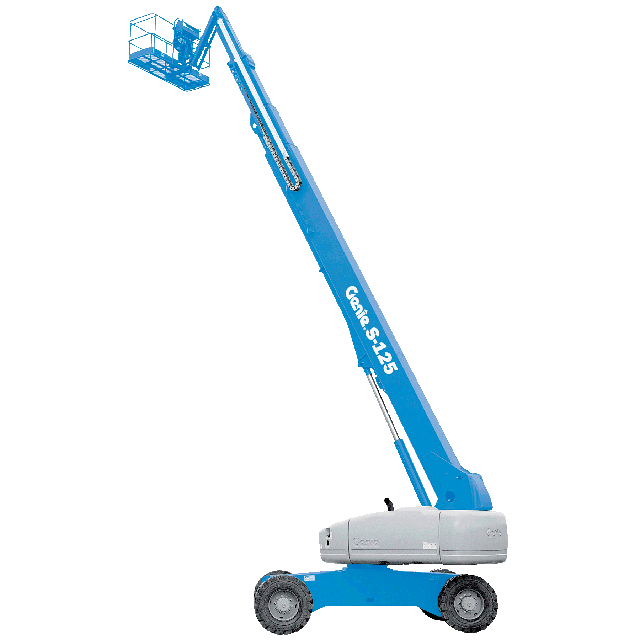 125ft diesel telescopic boom lift rental | Simplex