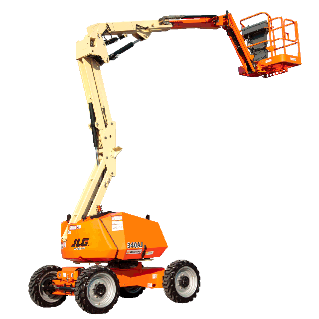 34ft Propane Gas Articulated Boom Rental | Simplex