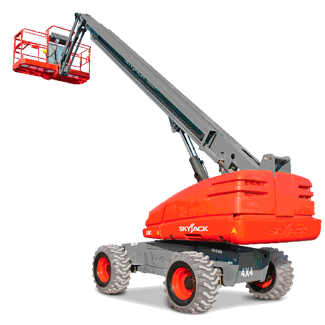 Rental of 65ft telescopic gas propane boom lift | Simplex