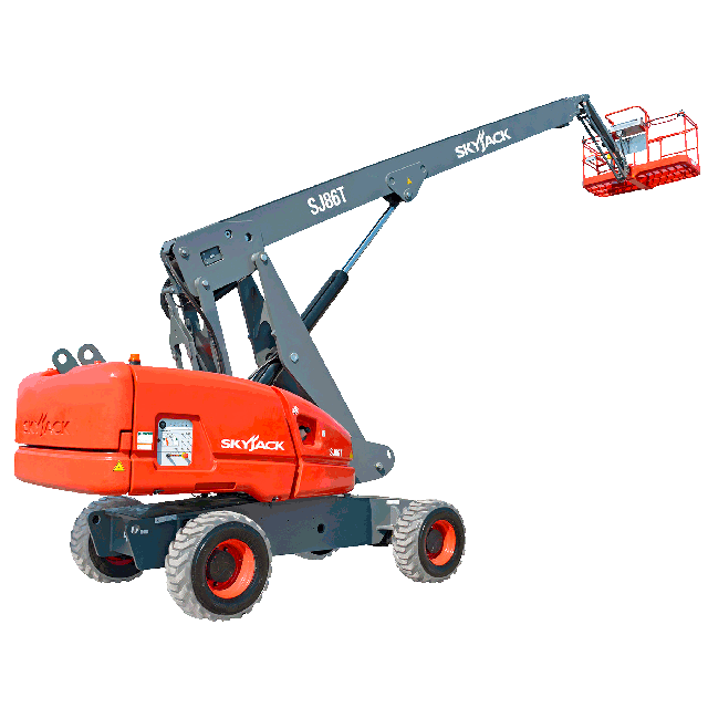 Telescopic boom lift 85ft 4WD diesel