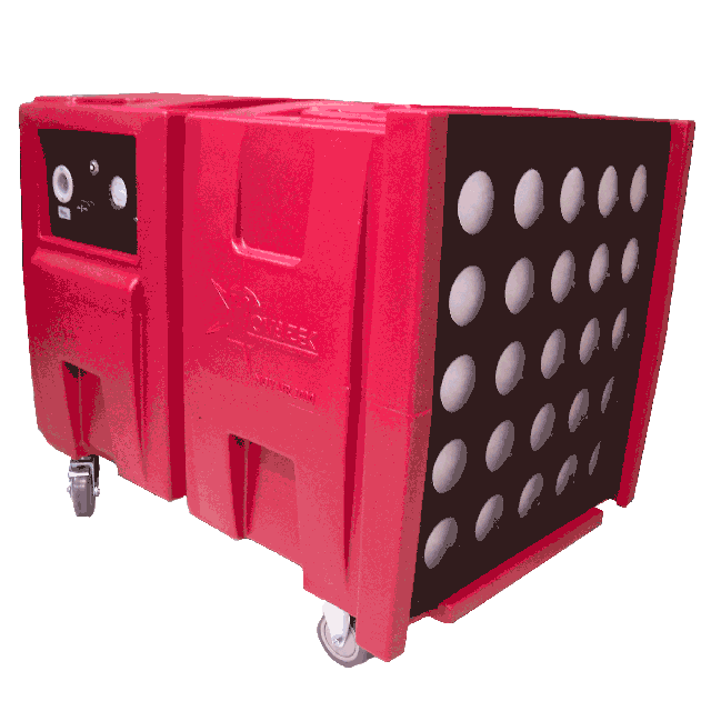 Ventilateur HEPA 2000 pcm sur roues