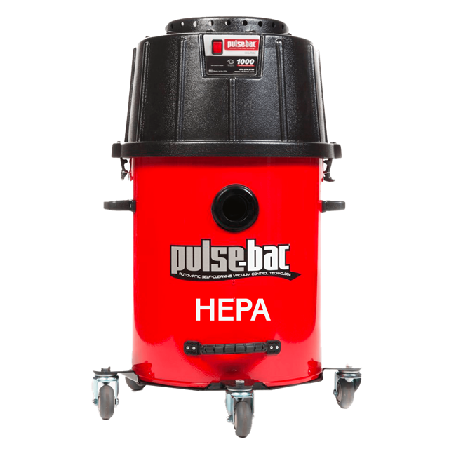 HEPA vacuum cleaner for concrete dust 8gal