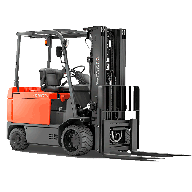 8000 lb Forklift 240in cushion electric