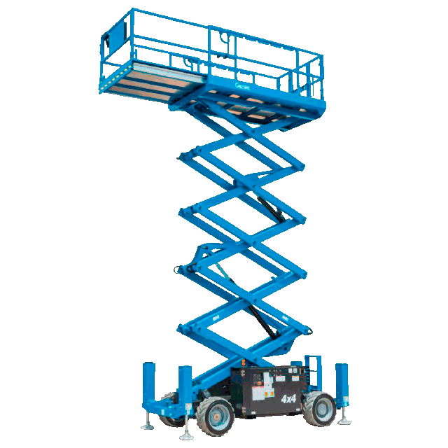 43ft Scissor Lift 4WD gas and propane