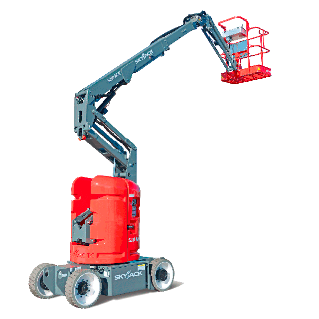 Articulating boom lift 30ft electric