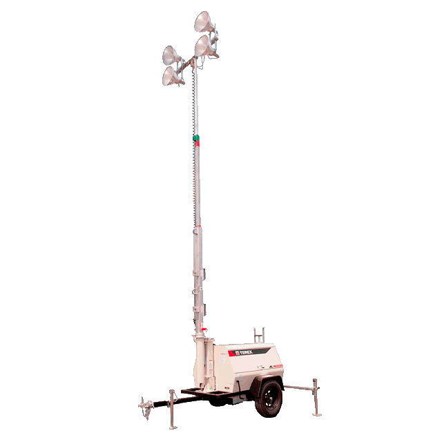 Trailer mounted 4000W light tower 5 kW 60Hz generator