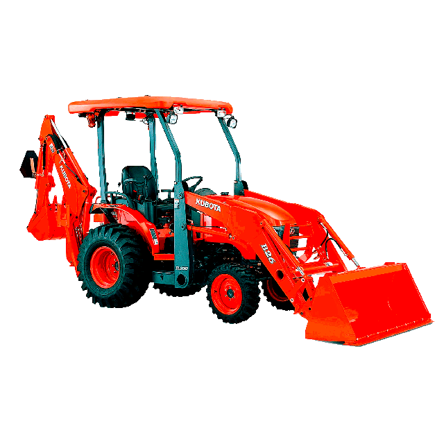 Chargeur tracteur compact avec rétro-excavatrice 4RM diesel