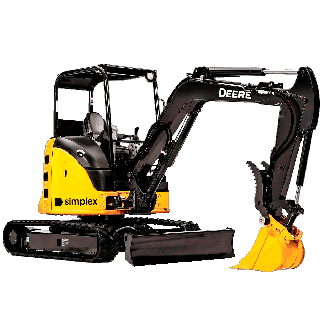 3,5 ton Compact excavator with clamp diesel