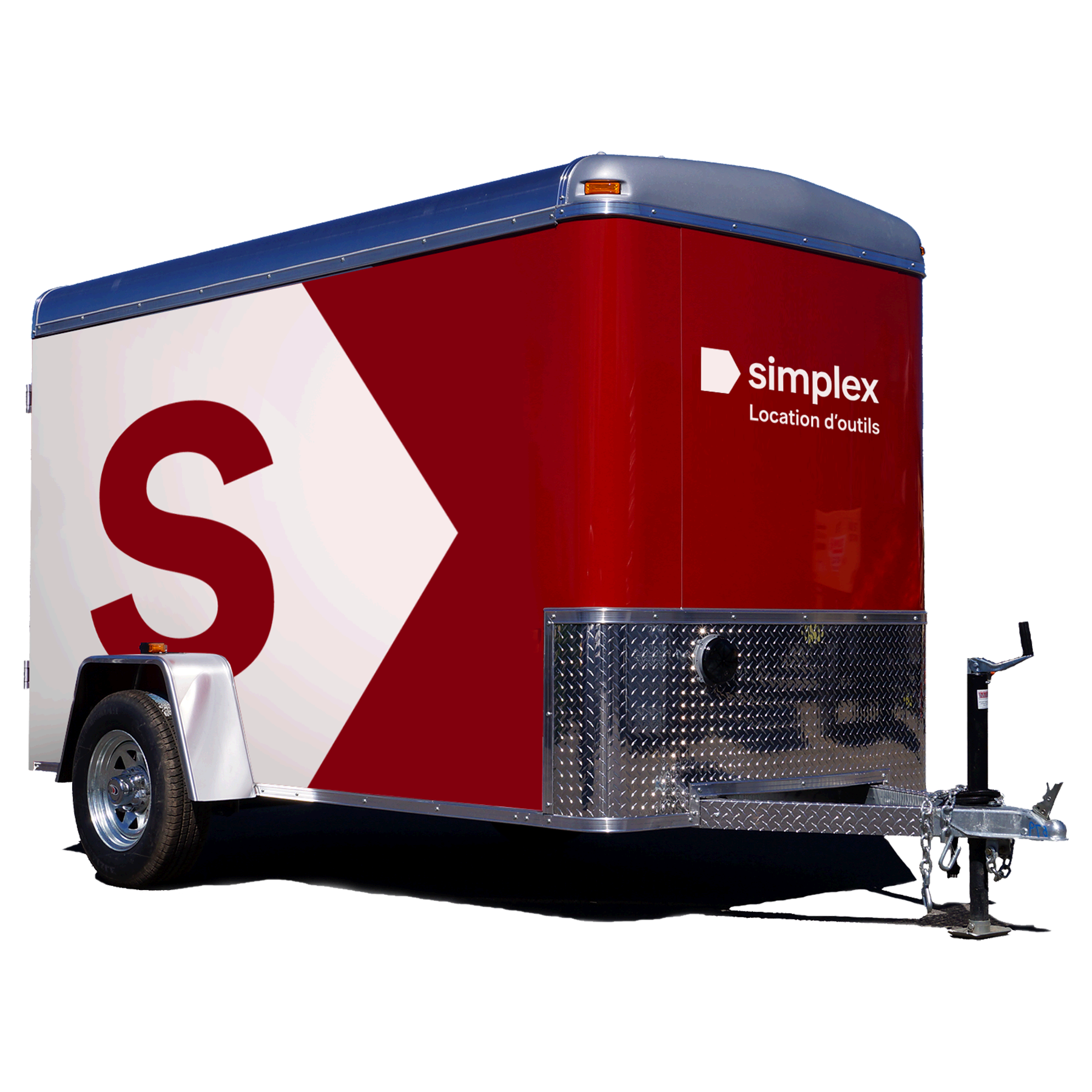 Remorque fermée 5 pi x 10 pi 1500 lb