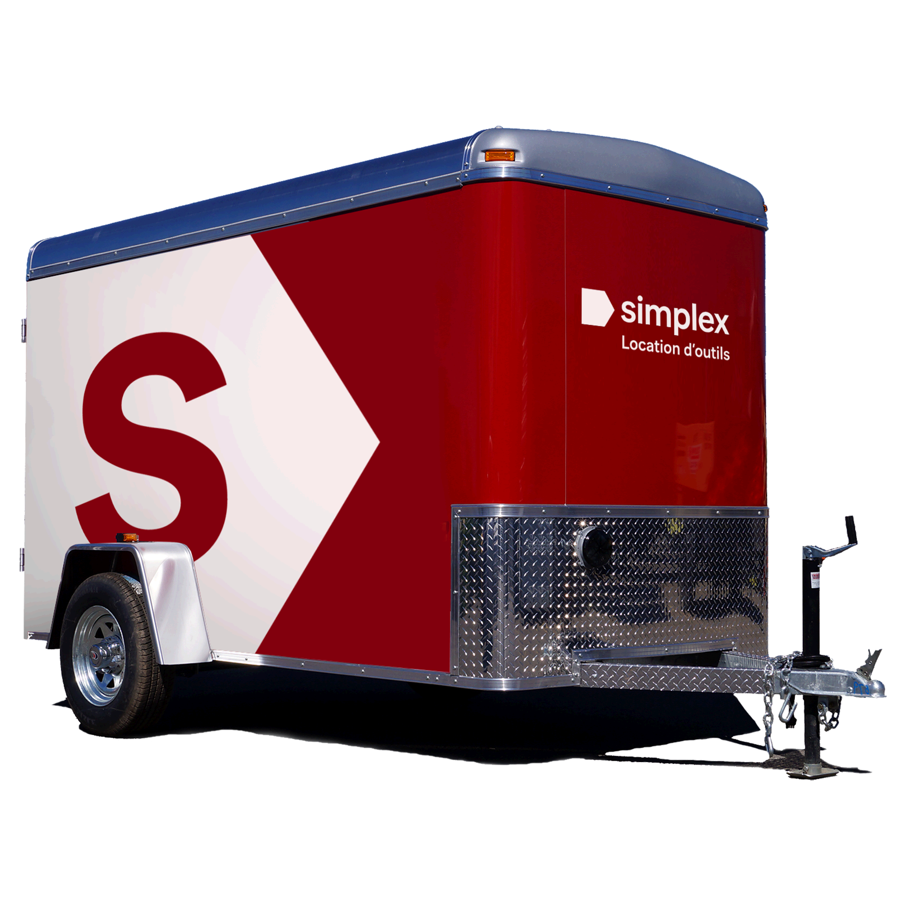 Enclosed trailer 5 x 10 ft 1500 lb